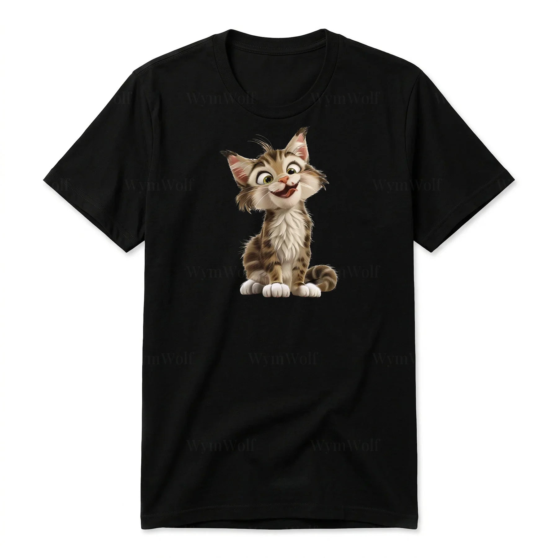 T-shirt Cat graphic 0007