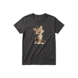 T-shirt Cat graphic 0007 - Dark Gray