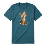 T-shirt Cat graphic 0007 - Deep Teal