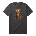 T-shirt Cat graphic 0008 - Dark Gray