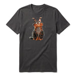 T-shirt Cat graphic 0009 - Dark Gray