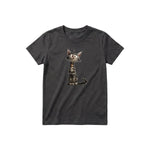 T-shirt Cat graphic 0010 - Dark Gray