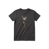 T-shirt Cat graphic 0010 - Dark Gray