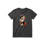 T-shirt Cat graphic 0011 - Dark Gray