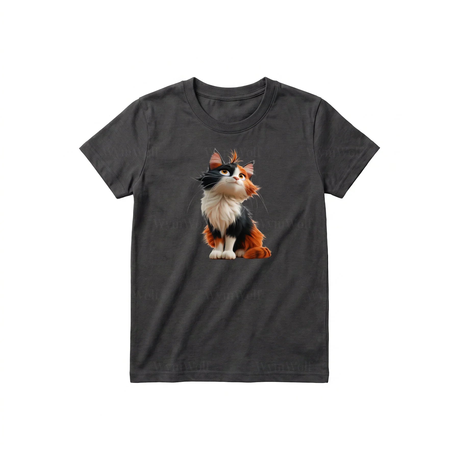 T-shirt Cat graphic 0011 - Dark Gray
