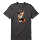 T-shirt Cat graphic 0011 - Dark Gray