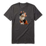 T-shirt Cat graphic 0011 - Dark Gray