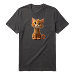 T-shirt Cat graphic 0012 - Dark Gray