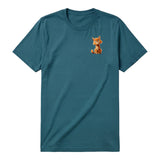 T-shirt Cat graphic 0013 - Deep Teal