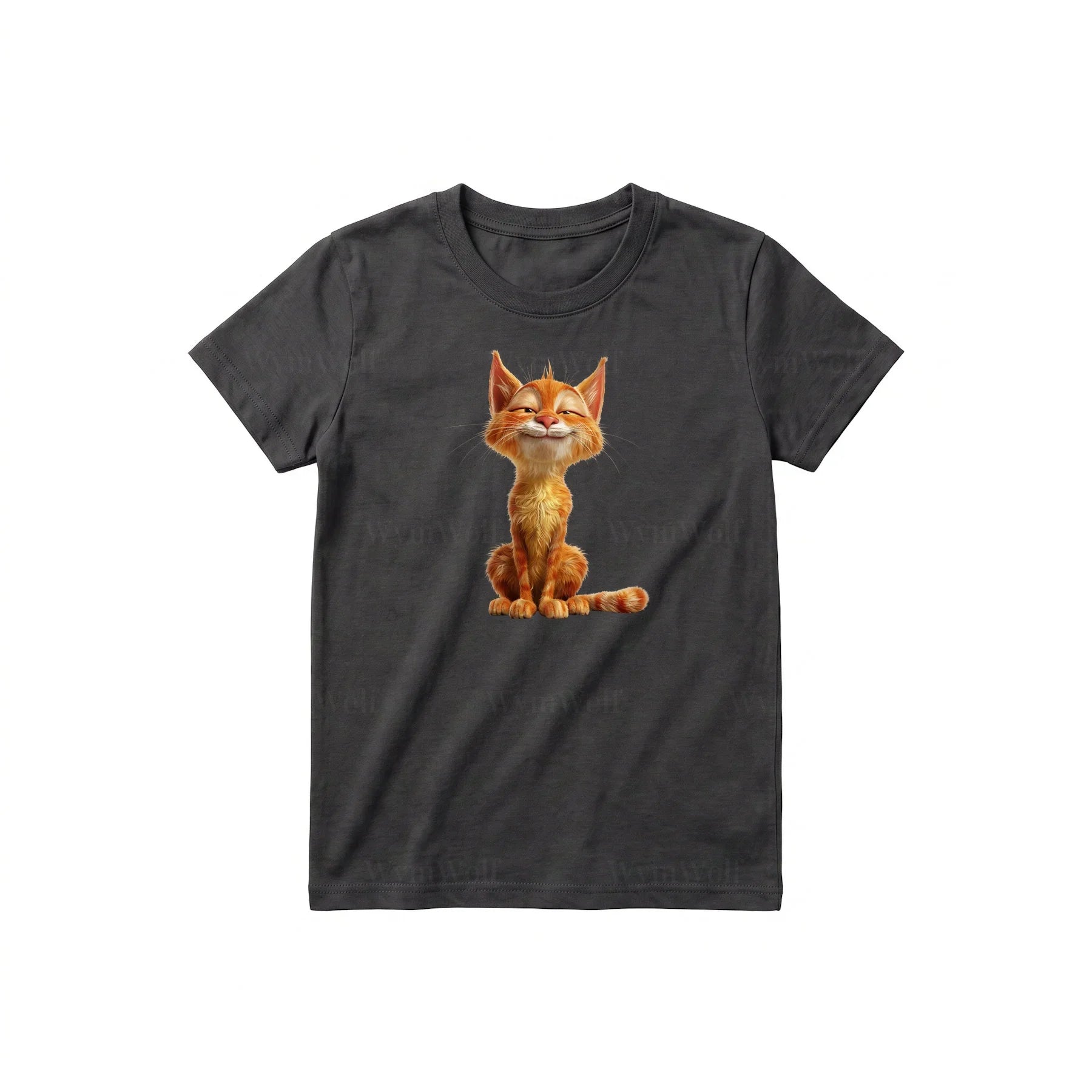T-shirt Cat graphic 0014 - Dark Gray
