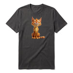 T-shirt Cat graphic 0014 - Dark Gray