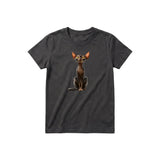 T-shirt Cat graphic 0015 - Dark Gray