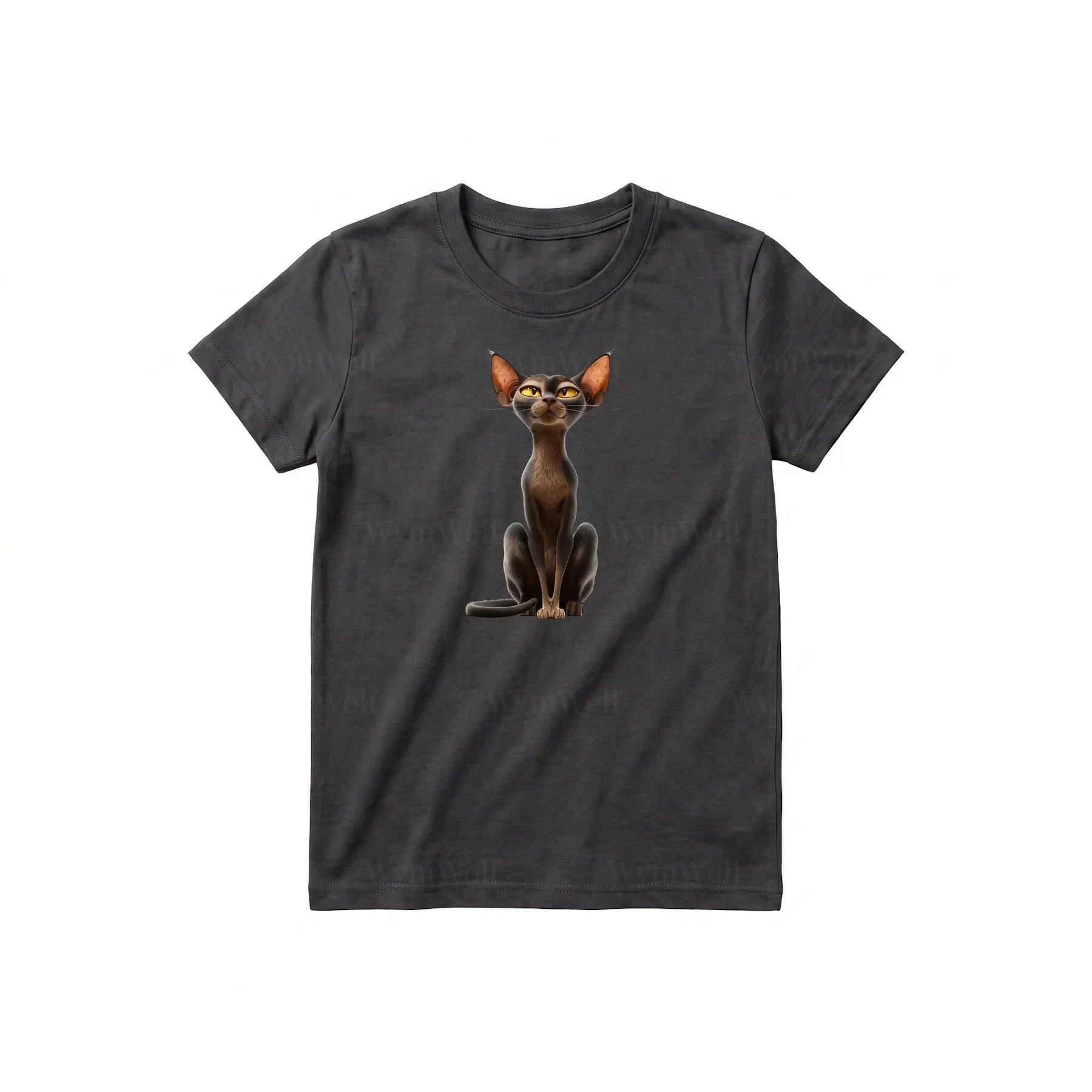 T-shirt Cat graphic 0015 - Dark Gray