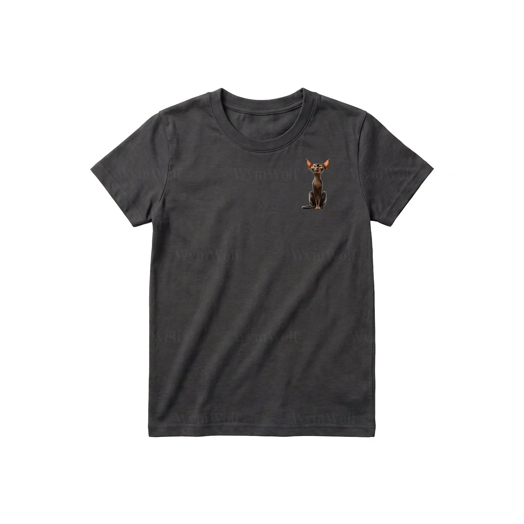 T-shirt Cat graphic 0015 - Dark Gray
