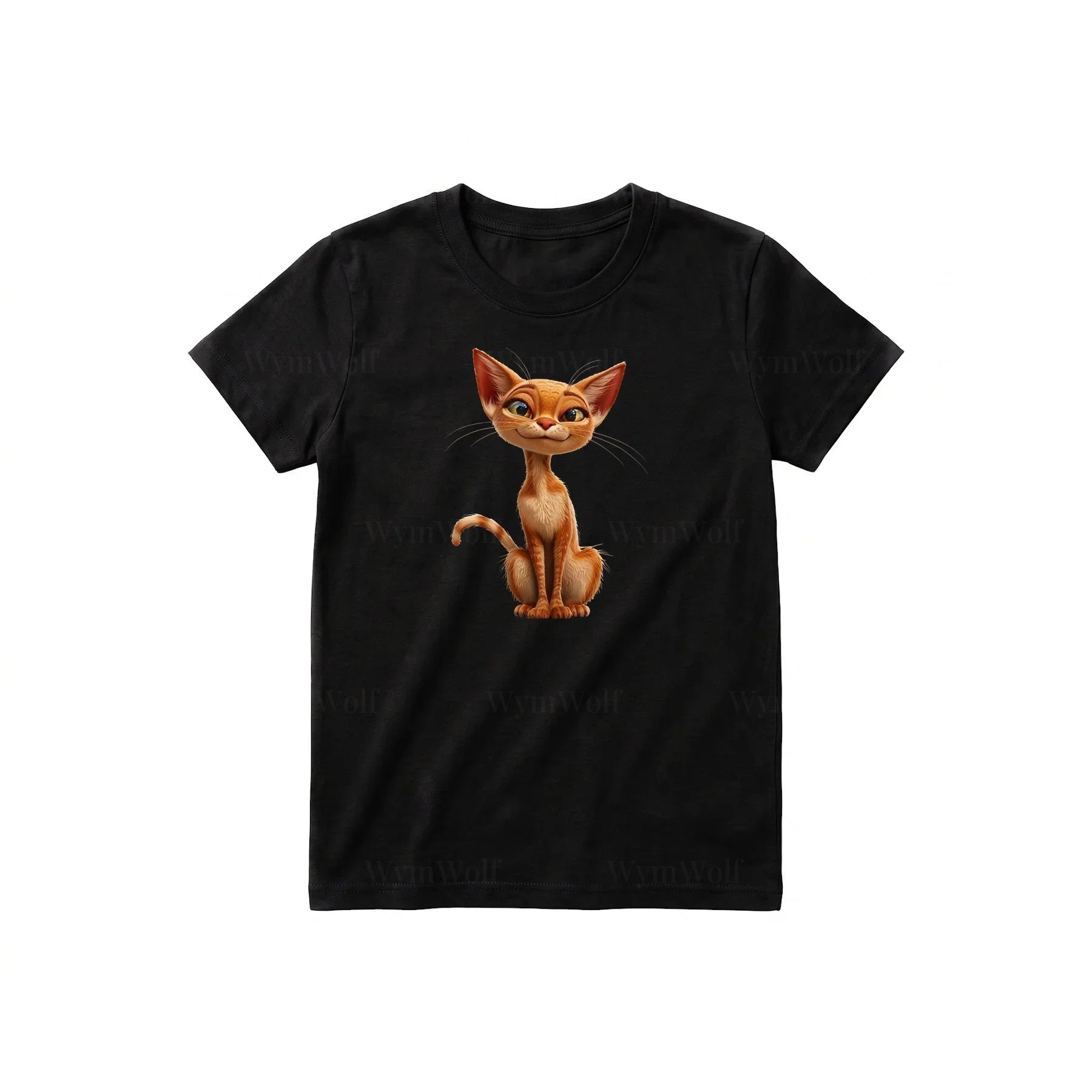 T-shirt Cat graphic 0016