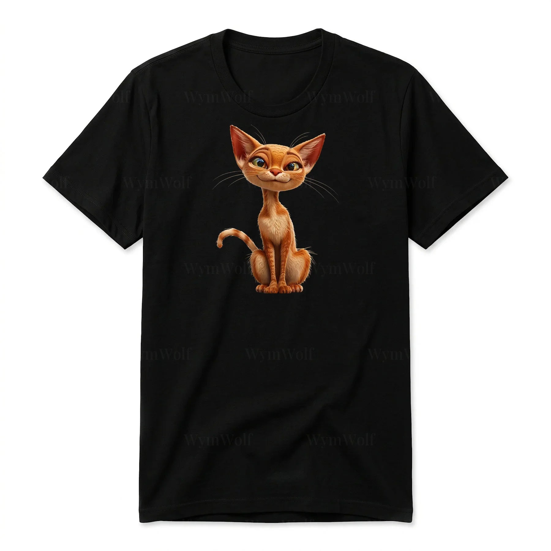T-shirt Cat graphic 0016
