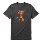 T-shirt Cat graphic 0016 - Dark Gray