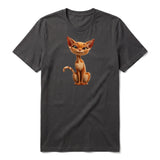 T-shirt Cat graphic 0016 - Dark Gray