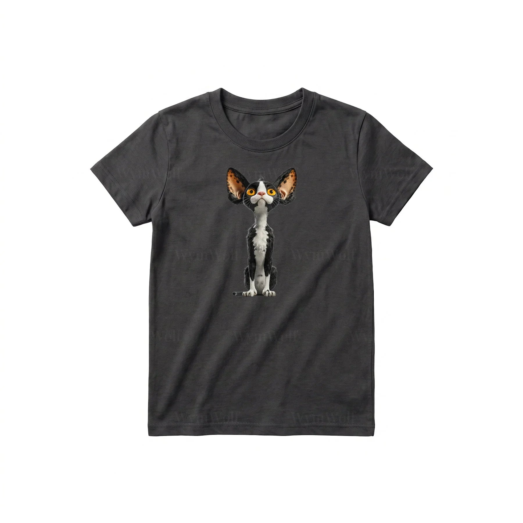T-shirt Cat graphic 0017 - Dark Gray
