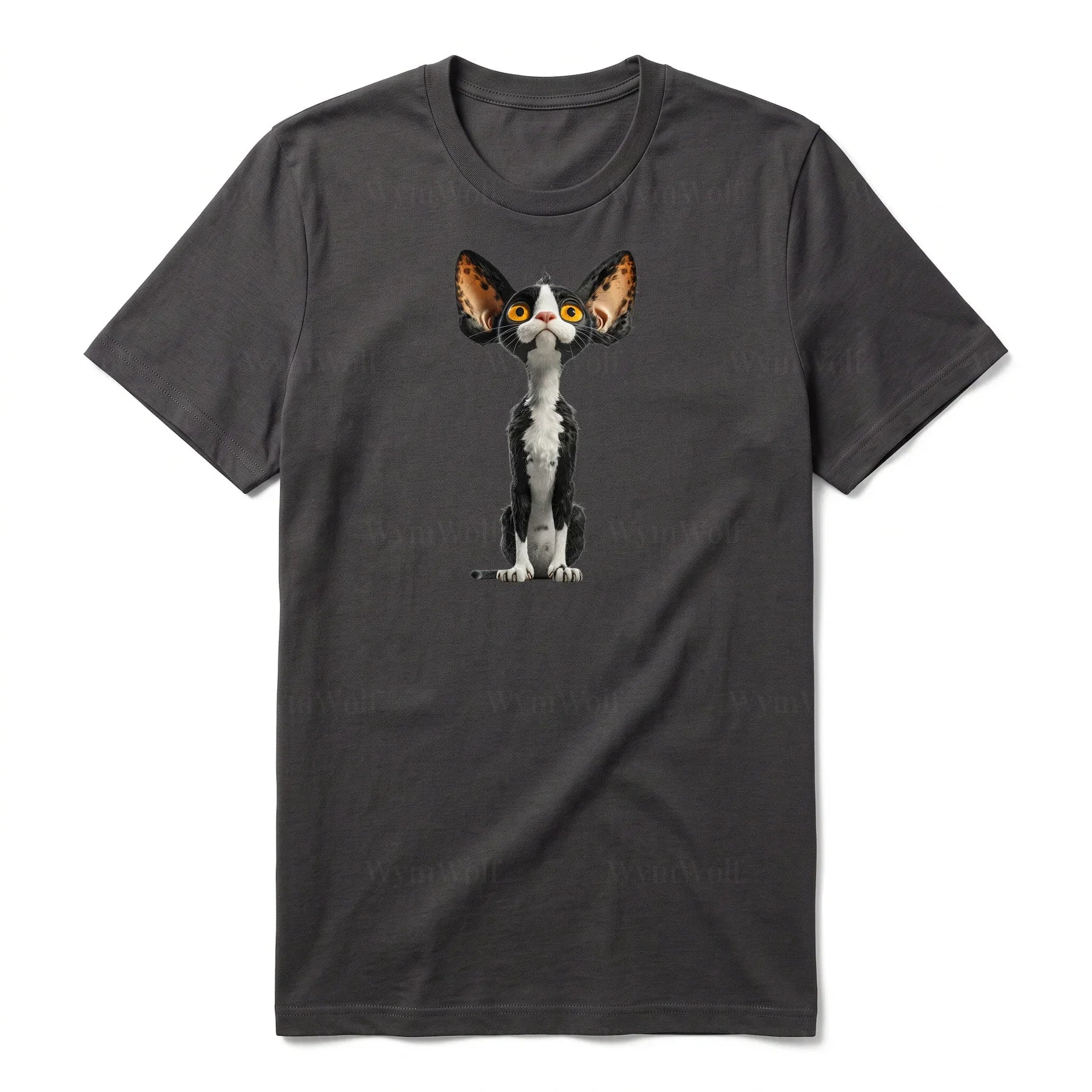 T-shirt Cat graphic 0017 - Dark Gray