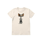 T-shirt Cat graphic 0017 - Natural