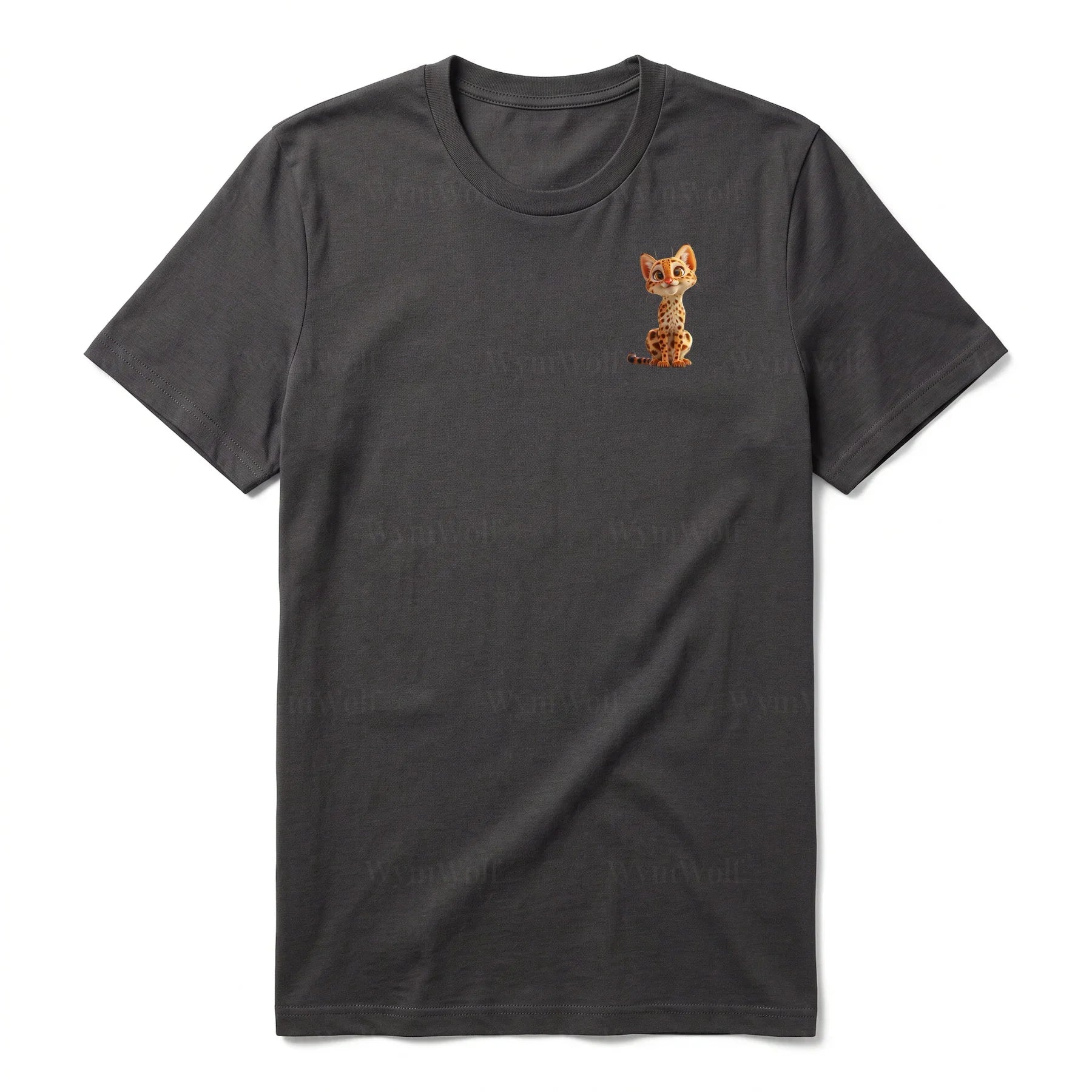 T-shirt Cat graphic 0019 - Dark Gray