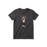 T-shirt Cat graphic 0021 - Dark Gray