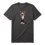 T-shirt Cat graphic 0021 - Dark Gray