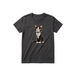 T-shirt Cat graphic 0022 - Dark Gray