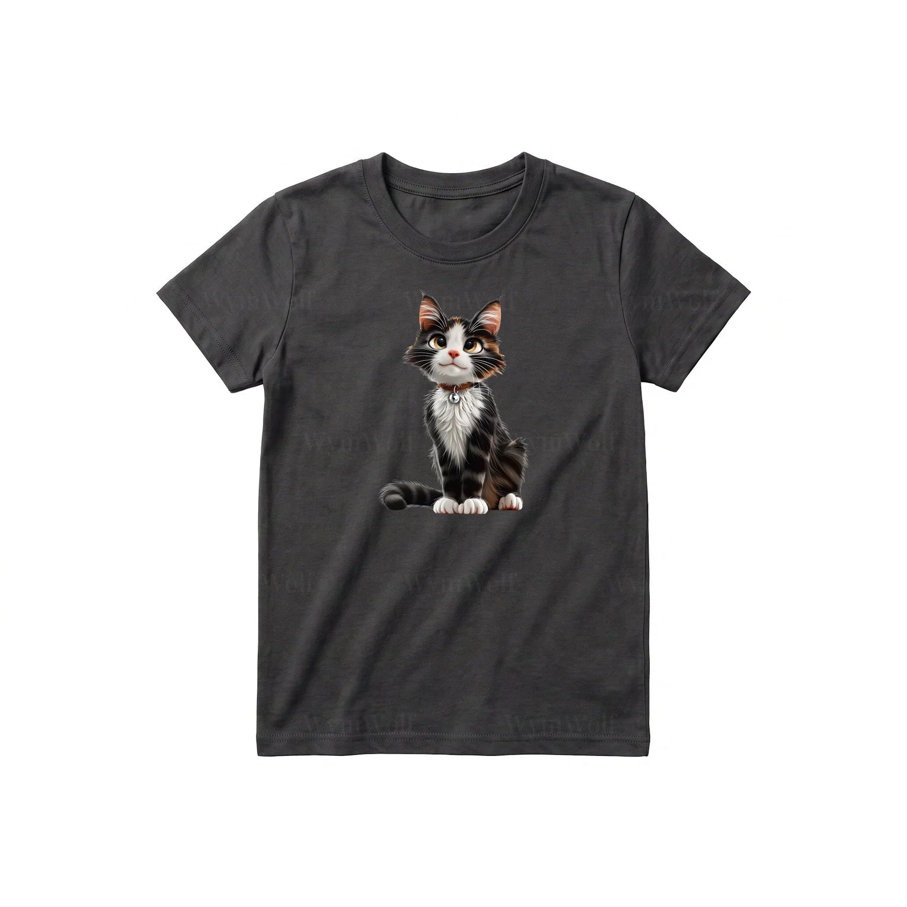 T-shirt Cat graphic 0022 - Dark Gray