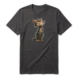 T-shirt Cat graphic 0023 - Dark Gray