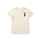 T-shirt Cat graphic 0023 - Natural