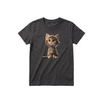 T-shirt Cat graphic 0024 - Dark Gray