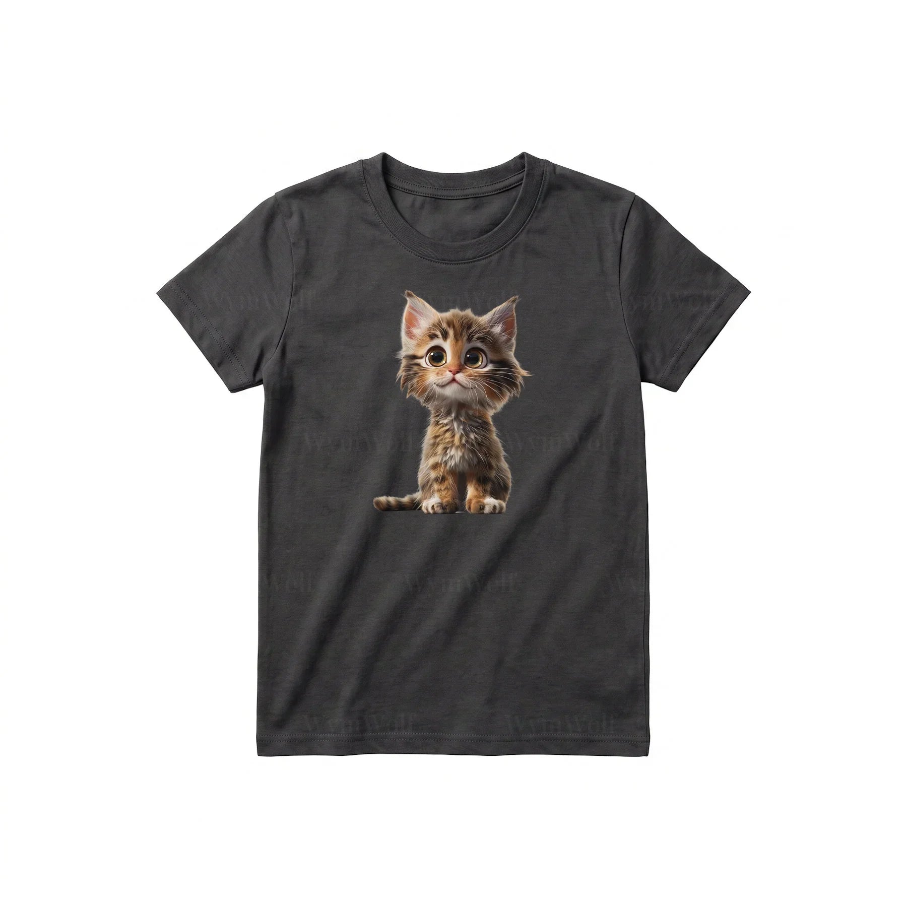 T-shirt Cat graphic 0024 - Dark Gray