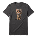 T-shirt Cat graphic 0024 - Dark Gray