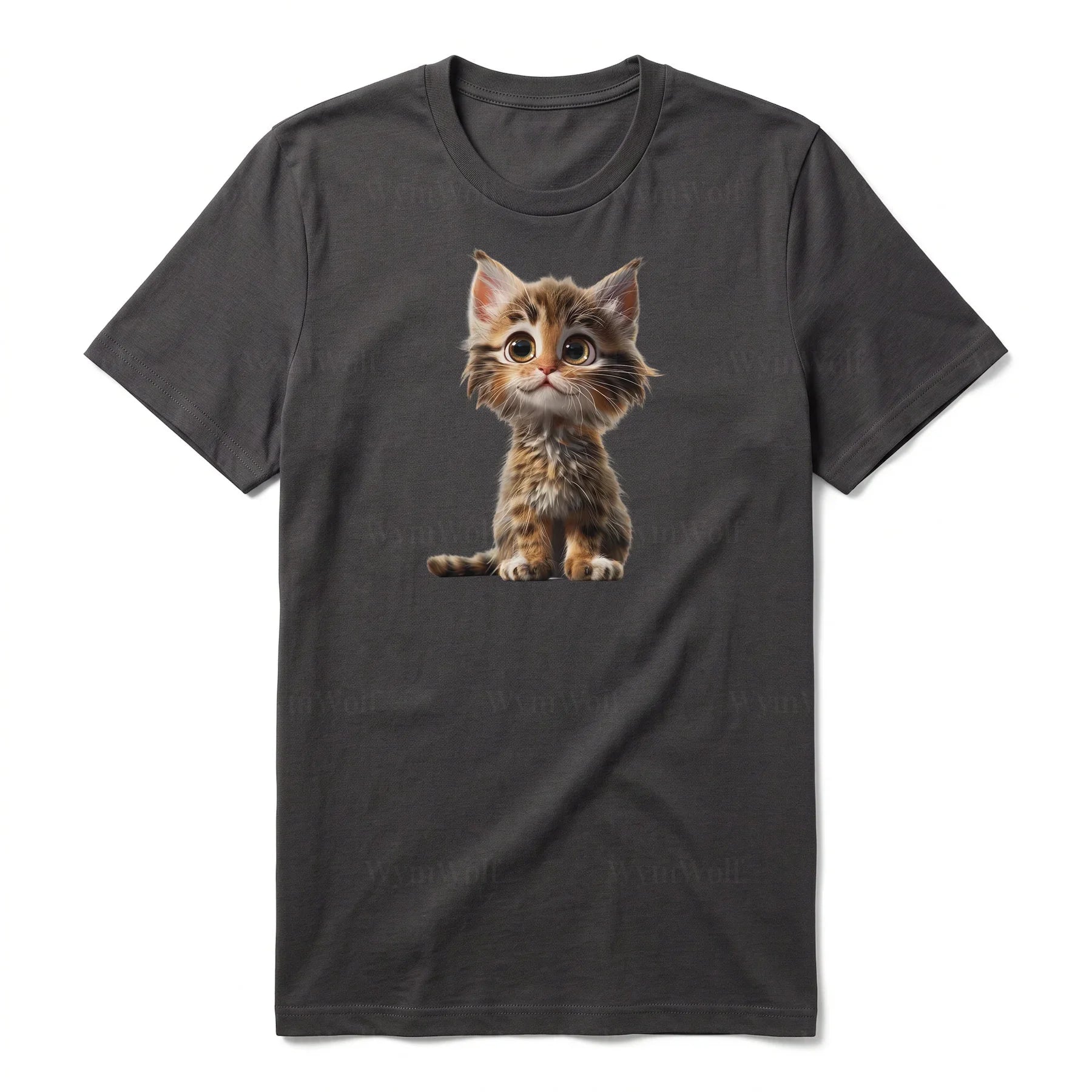 T-shirt Cat graphic 0024 - Dark Gray
