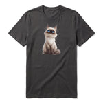 T-shirt Cat graphic 0025 - Dark Gray