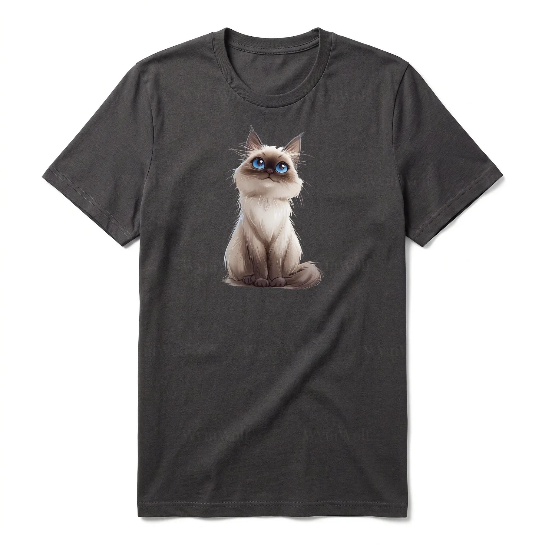 T-shirt Cat graphic 0025 - Dark Gray