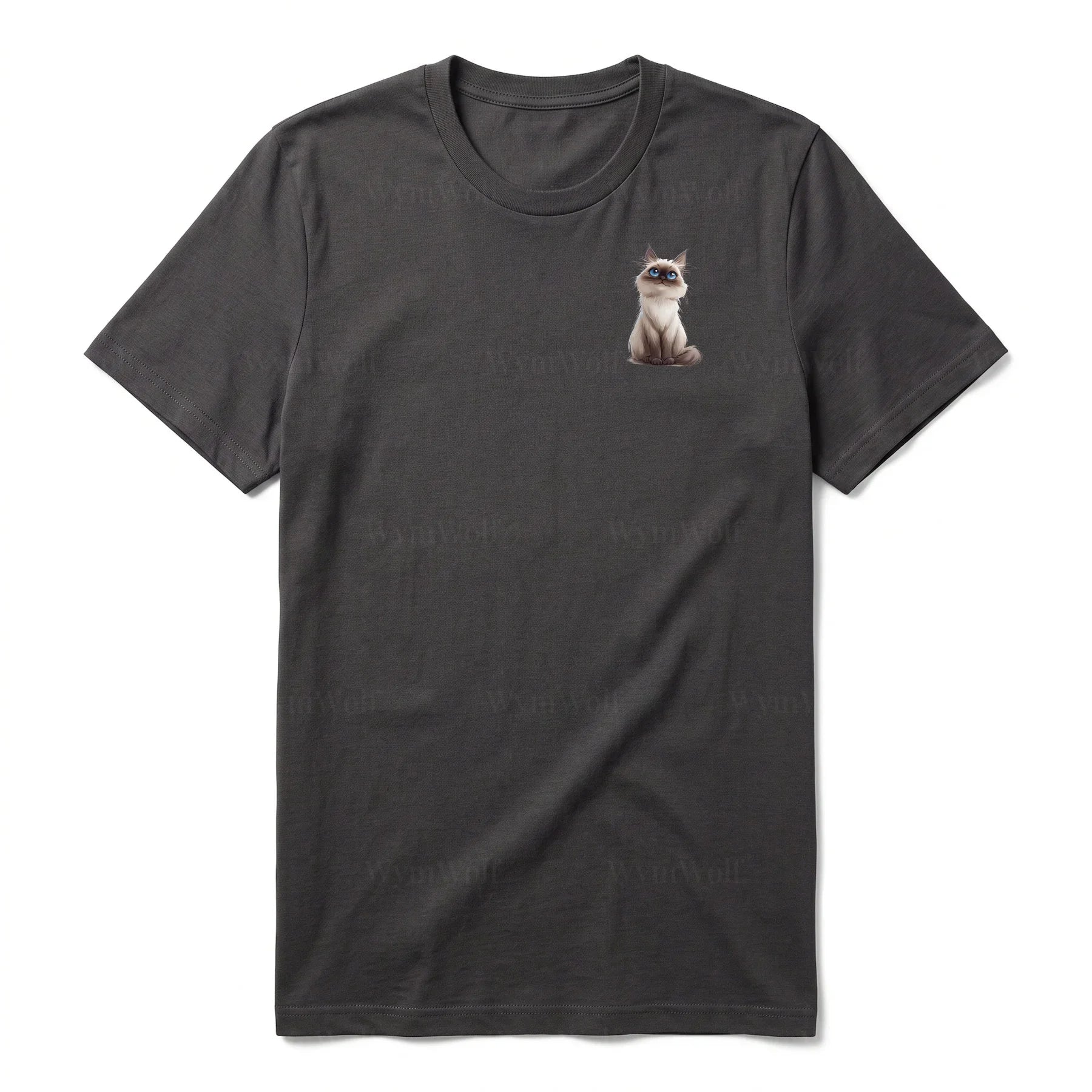 T-shirt Cat graphic 0025 - Dark Gray