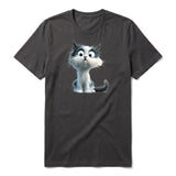 T-shirt Cat graphic 0026 - Dark Gray