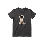 T-shirt Cat graphic 0027 - Dark Gray