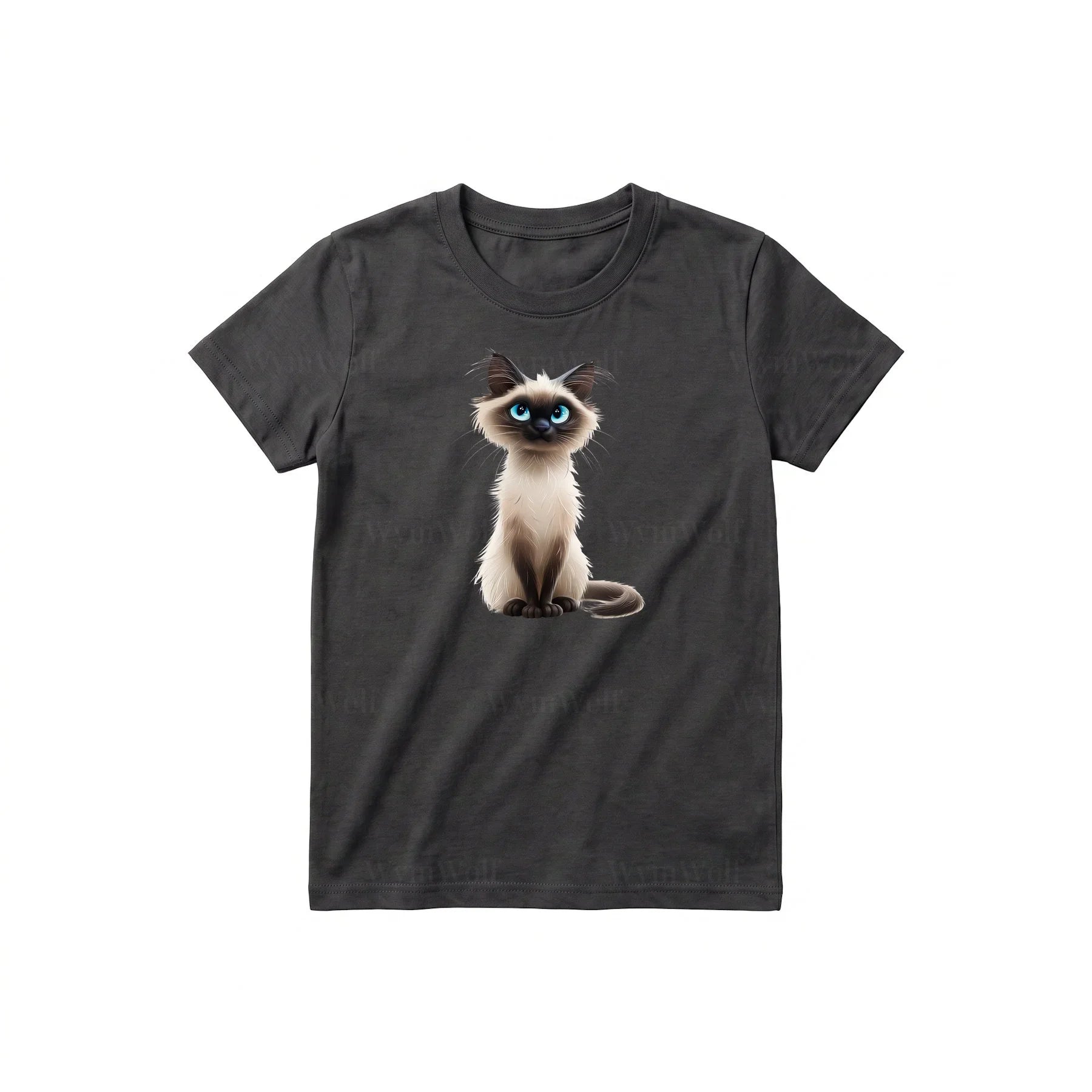 T-shirt Cat graphic 0027 - Dark Gray