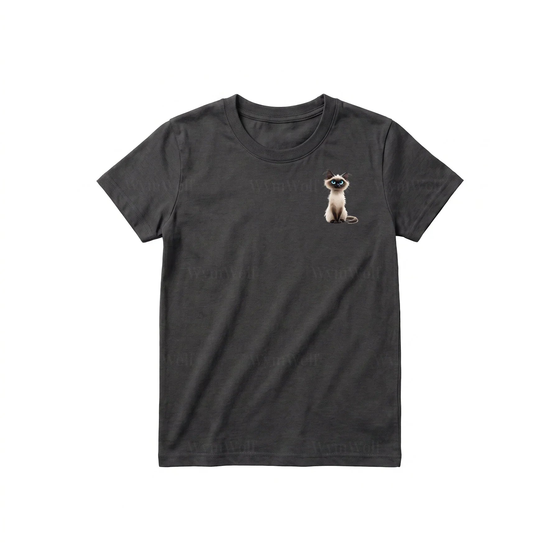 T-shirt Cat graphic 0027 - Dark Gray
