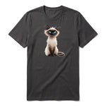 T-shirt Cat graphic 0027 - Dark Gray