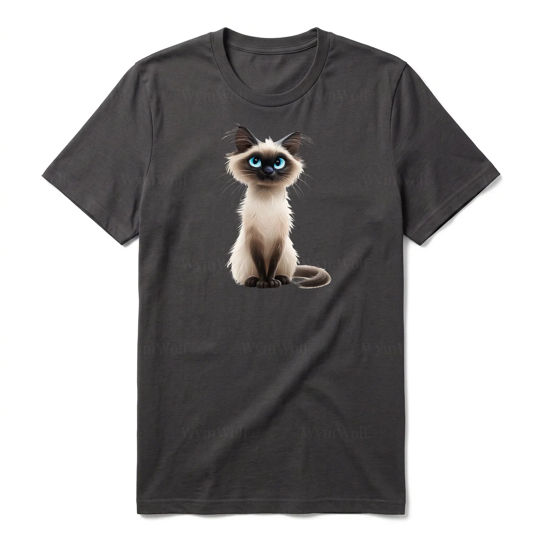 T-shirt Cat graphic 0027 - Dark Gray