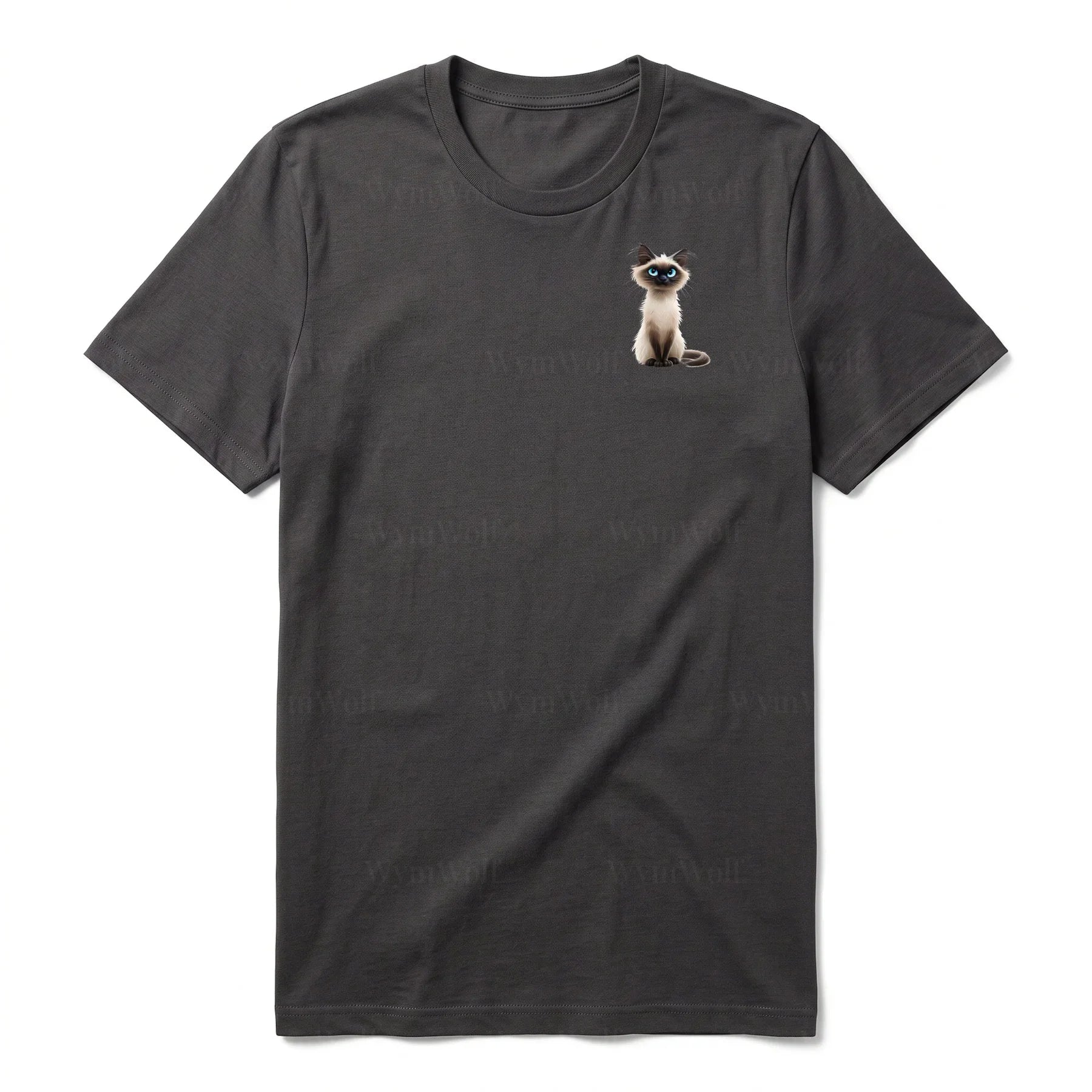 T-shirt Cat graphic 0027 - Dark Gray