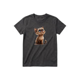 T-shirt Cat graphic 0028 - Dark Gray