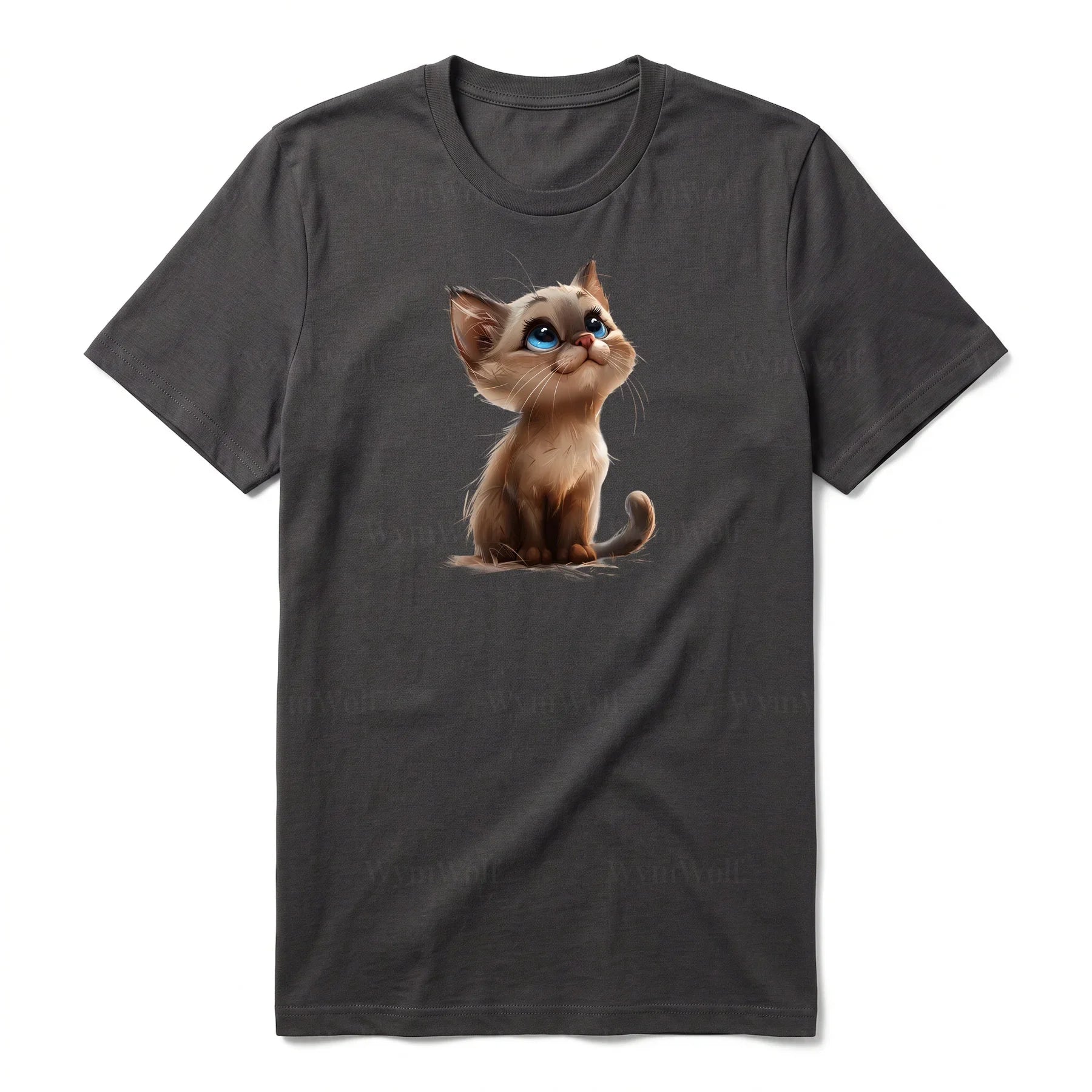 T-shirt Cat graphic 0028 - Dark Gray