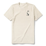 T-shirt Cat graphic 0029 - Natural