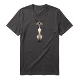 T-shirt Cat graphic 0030 - Dark Gray